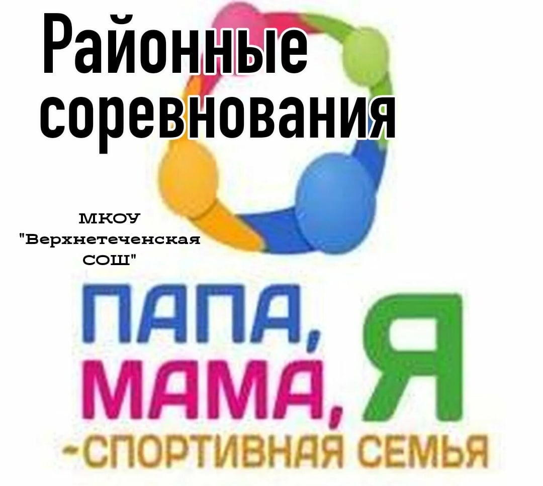 Районные соревнования &amp;quot;Папа, мама, я -спортивная семья&amp;quot;.